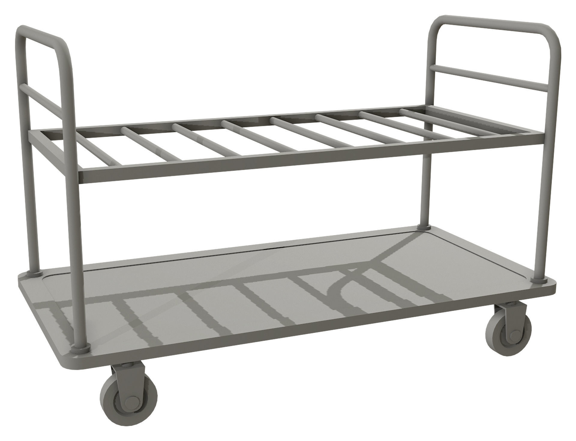 Cart 1 Low-poly 3D model_13