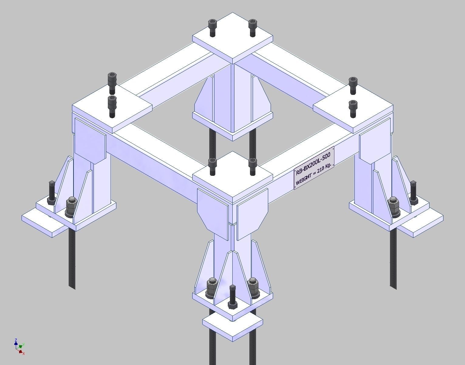 26375-ROBOT BASE BX200L-500 3D model_9