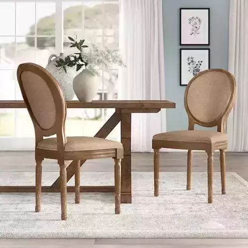 Solid Back Side Chair