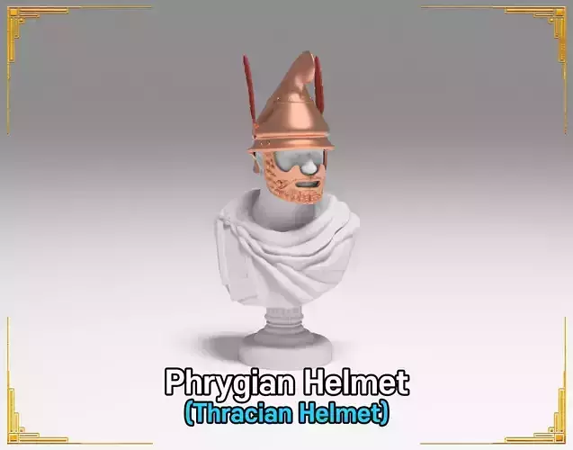 Phrygian helmet 3D print model