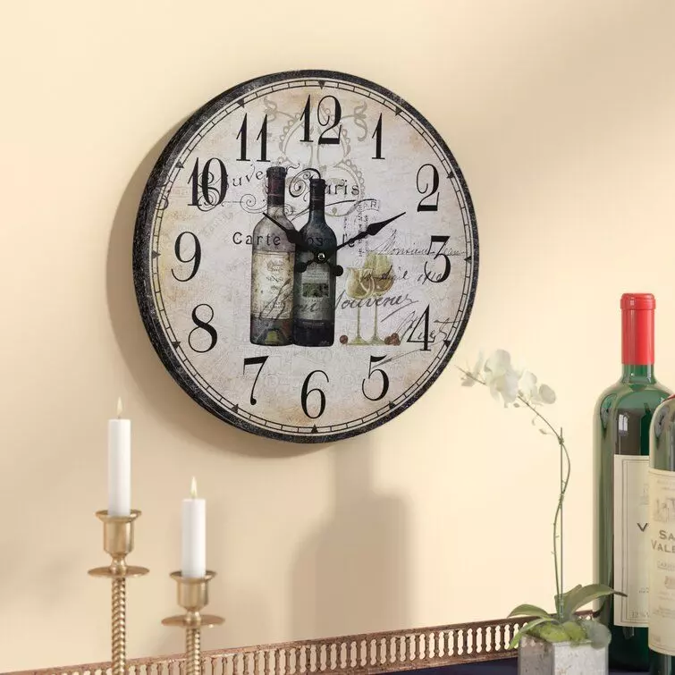 Wood Wall Clock Free 3D model