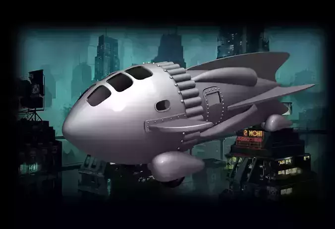 DR ZARKOVS ROCKET SHIP FLASH GORDON 1936 3D print model