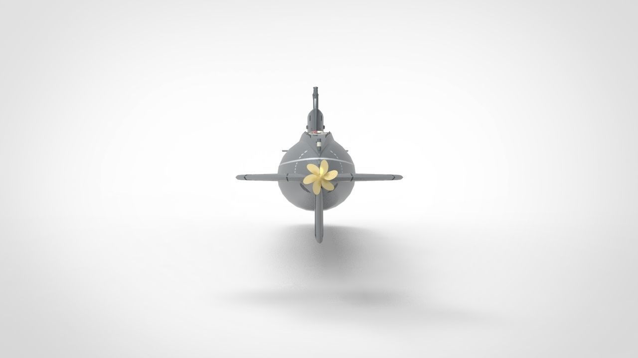Project 877 Halibut submarine 3D model_5