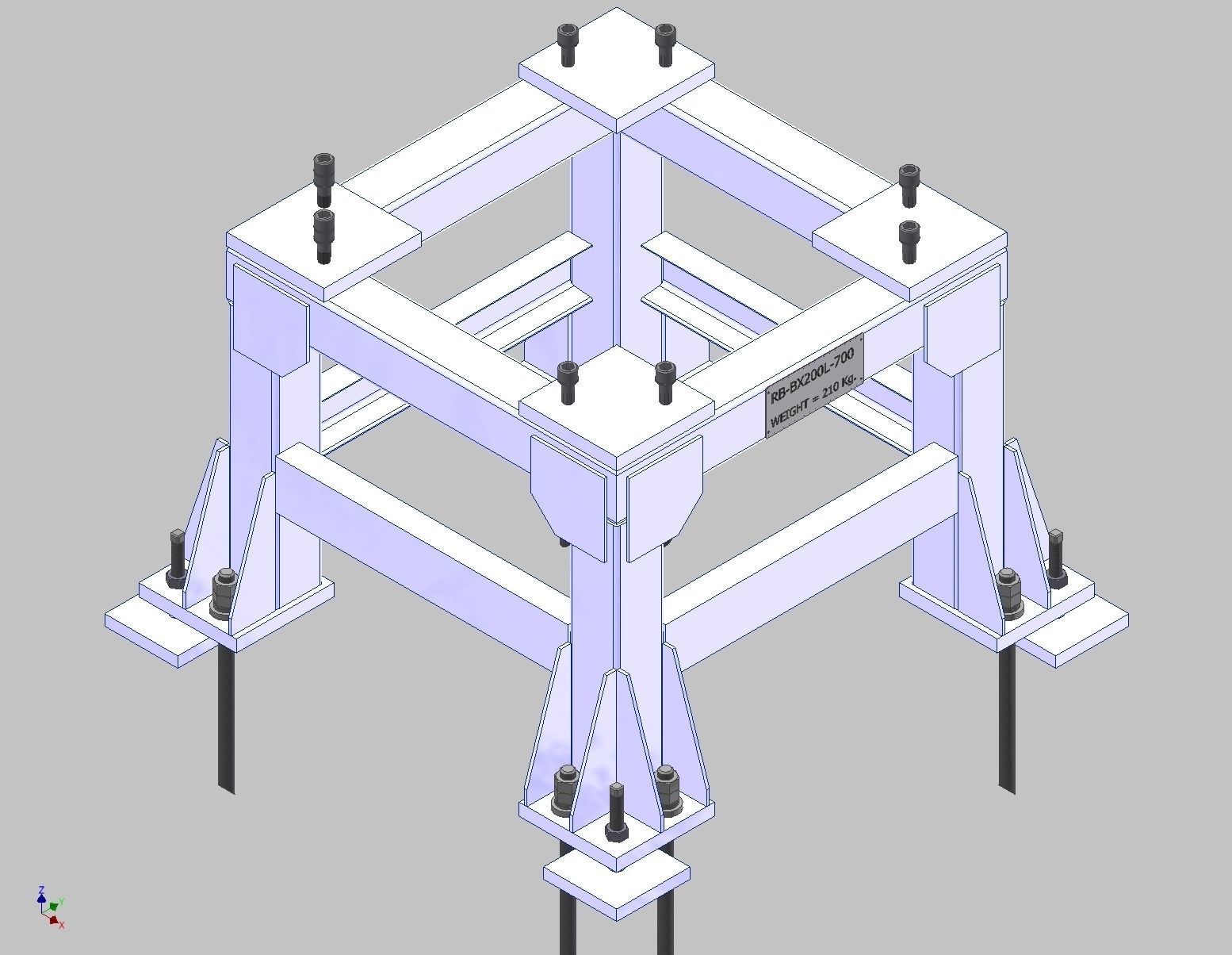 26376-ROBOT BASE BX200L-700 3D model_9
