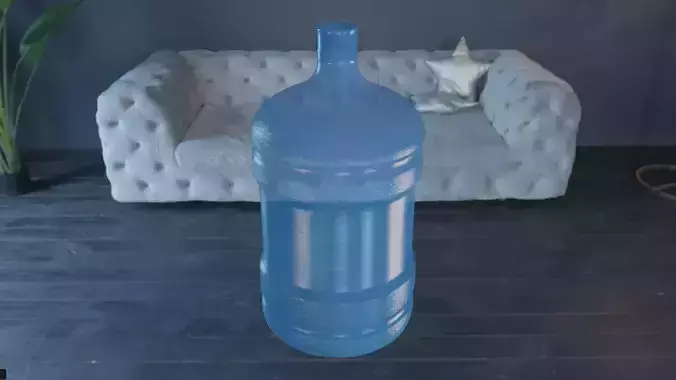 Gallon 1 Low-poly 3D model