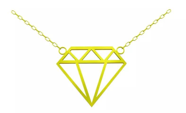 Diamond Pendant 3D model