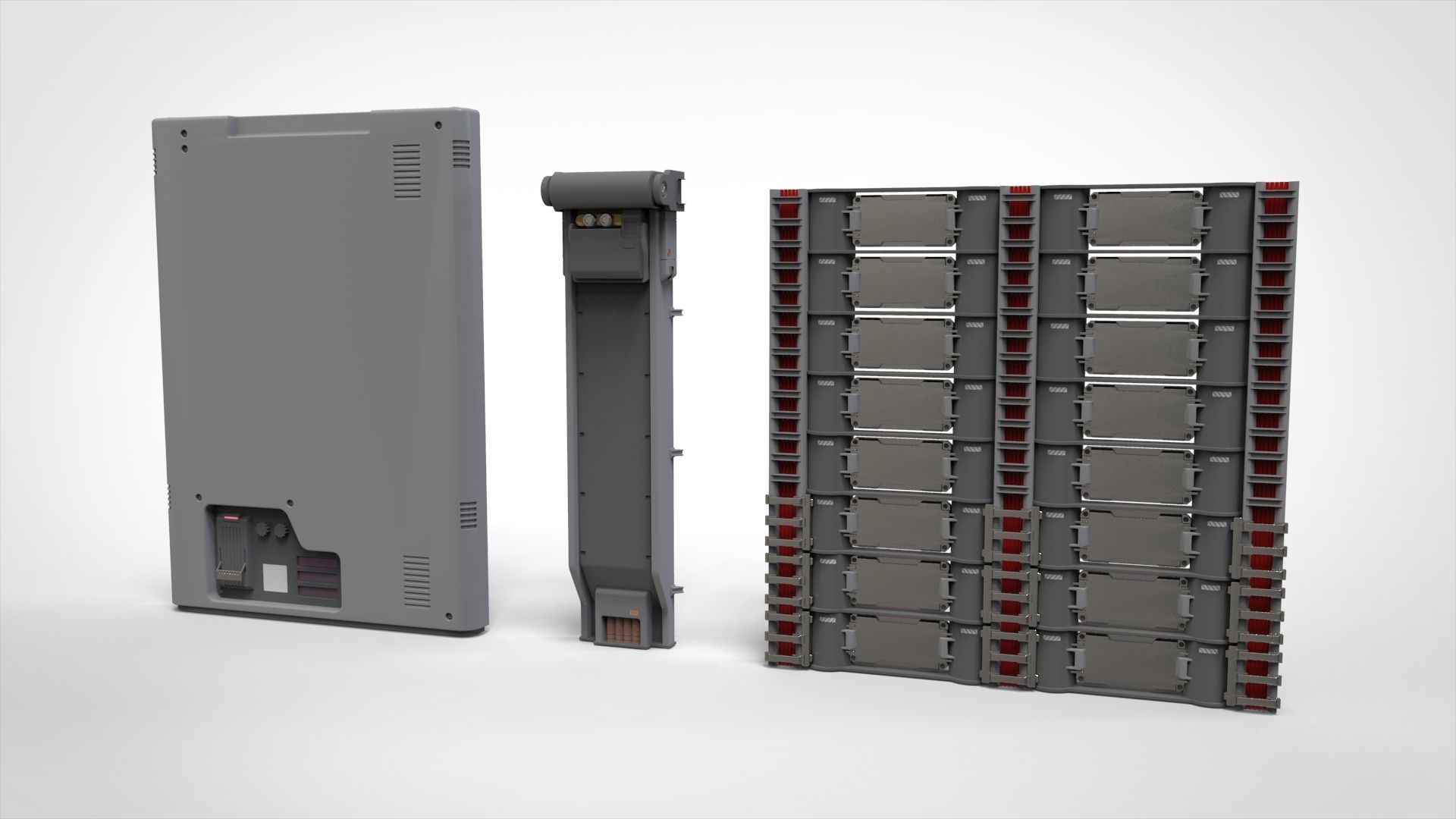 sci-fi Architecture kitbash 44 3D model_4