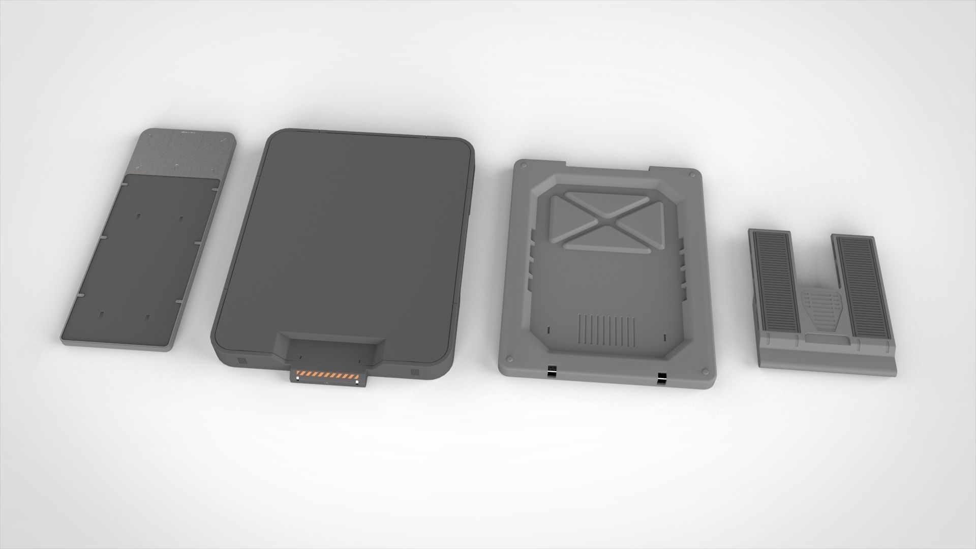 sci-fi Architecture kitbash 44 3D model_12