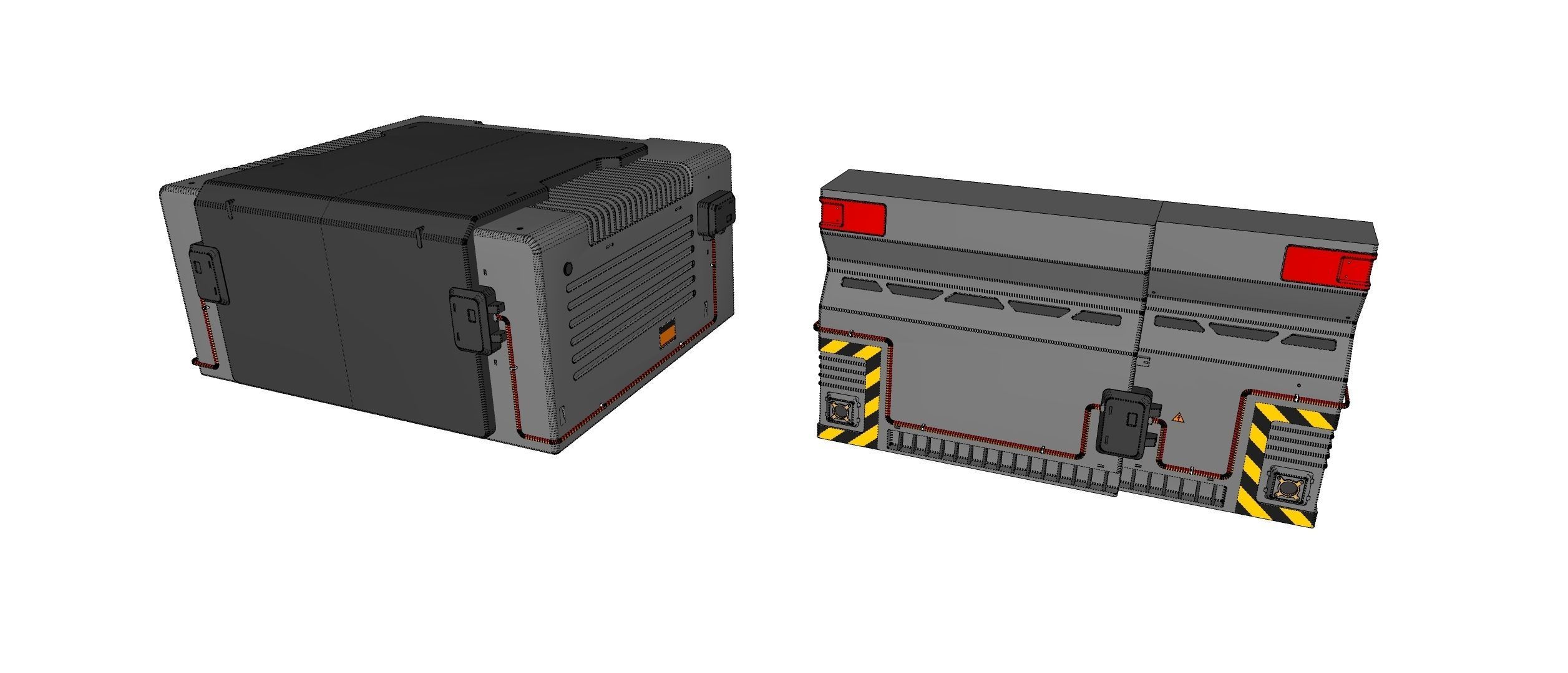 sci-fi Architecture kitbash 44 3D model_19
