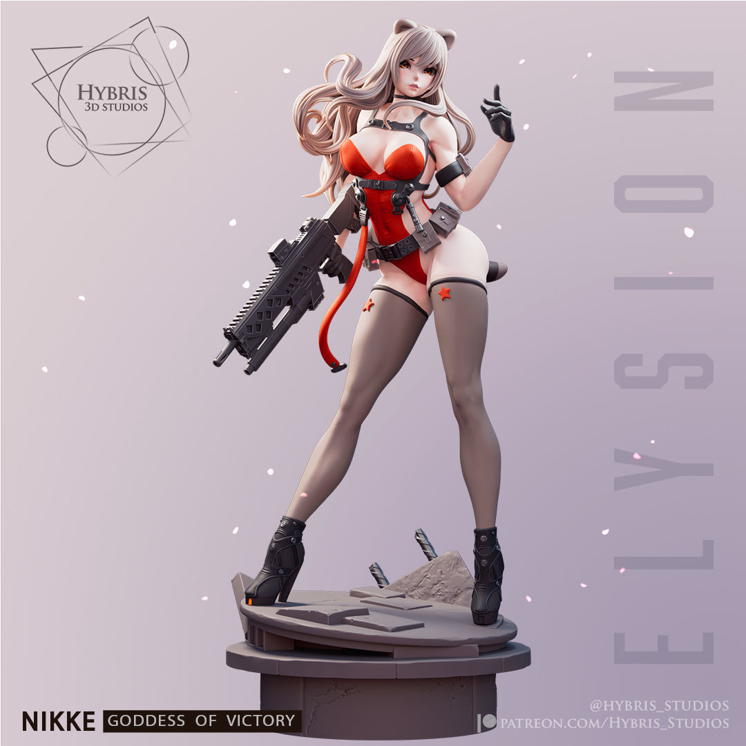 Rapi from Nikke Goddess Of Victory  Bikini 3D print model_1
