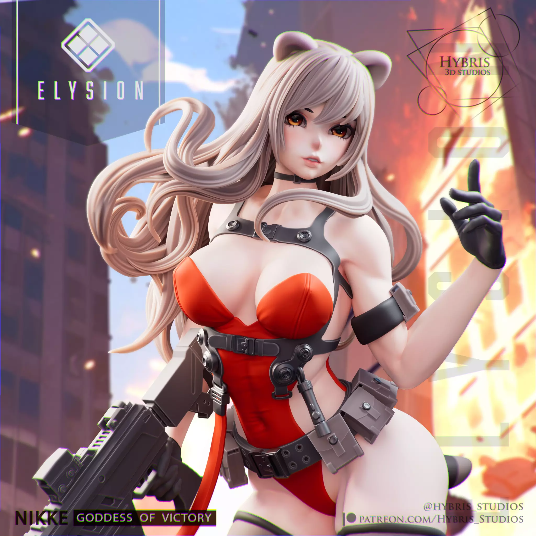 Rapi from Nikke Goddess Of Victory  Bikini 3D print model_0