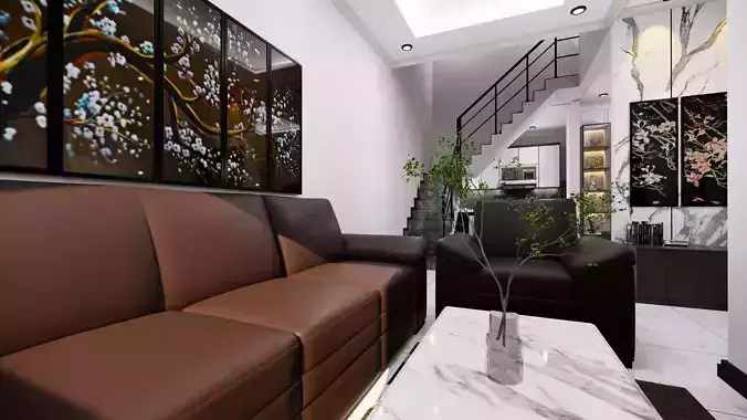 Interior Design GuestRoom Kitchen tv cabinet Credenza Living