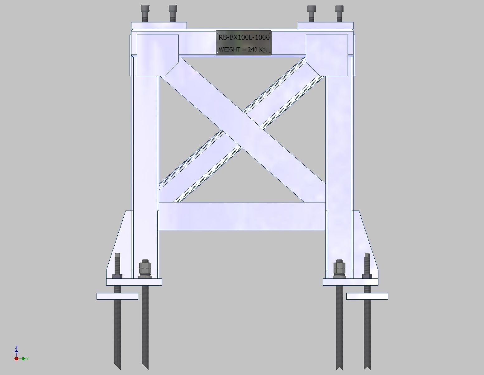 26377-ROBOT BASE BX200L-1000 3D model_1