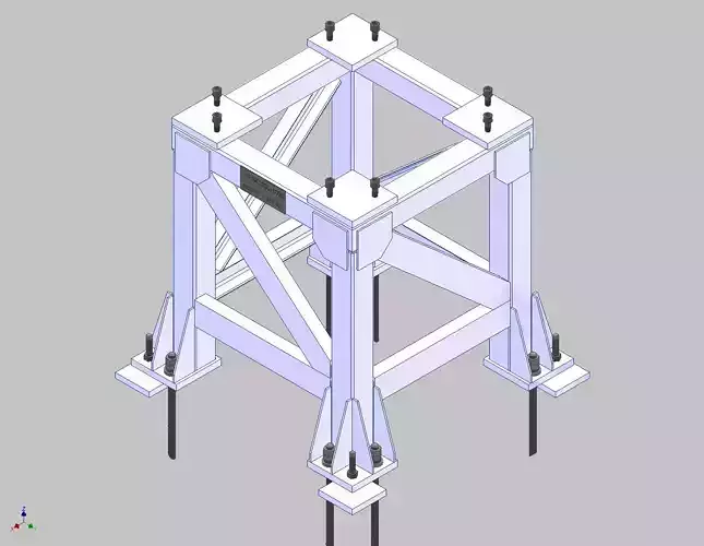 26377-ROBOT BASE BX200L-1000 3D model