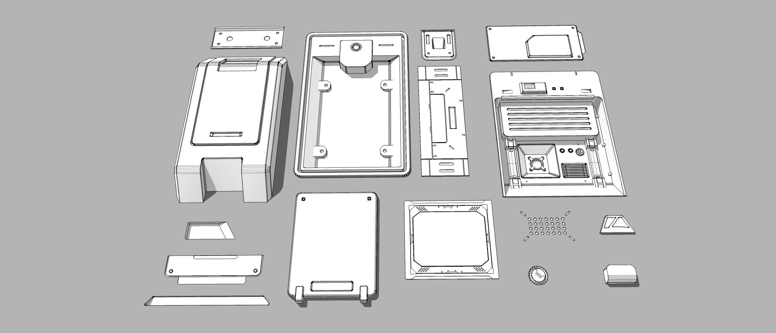 Sci fi trim sheets 2 3D model_28