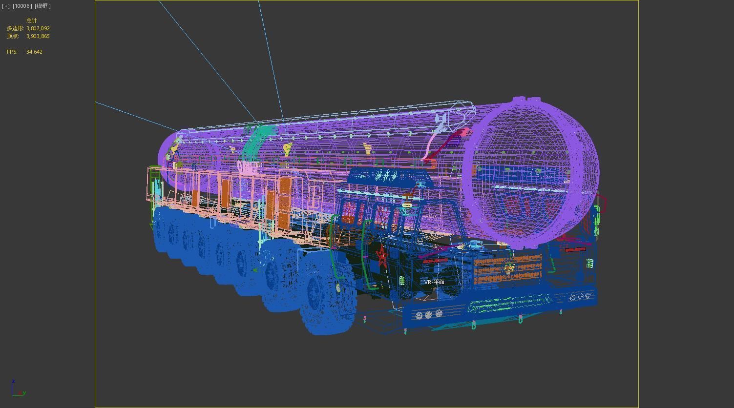 china  DH41 ballistic missile   CSS-X-10 ballistic missile 3D model_8