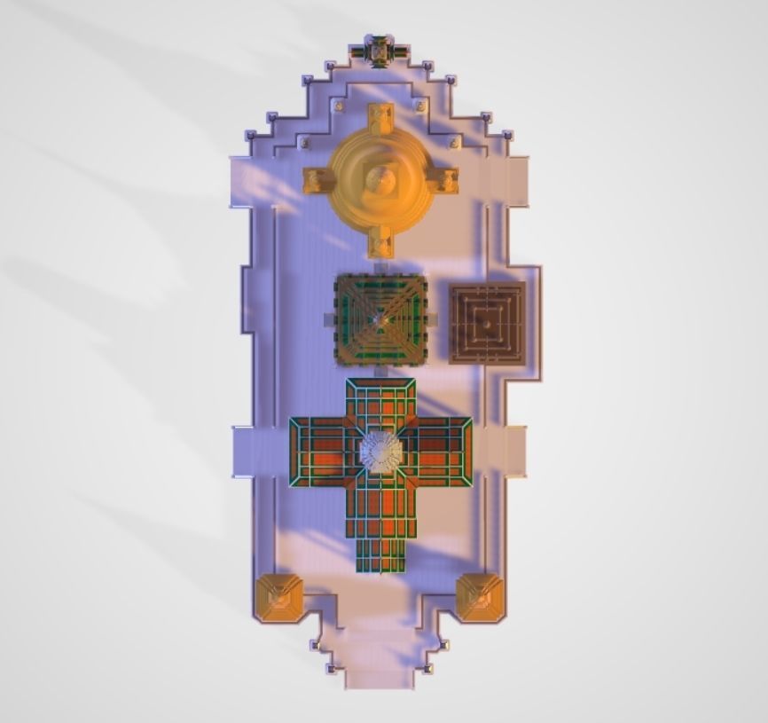 3D Model of Temple of the Emerald Buddha 3D model_9