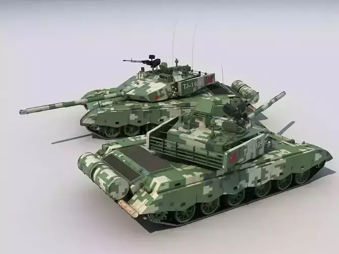china ZTZ-99 ZTZ-99A  main battle tanks  3D model