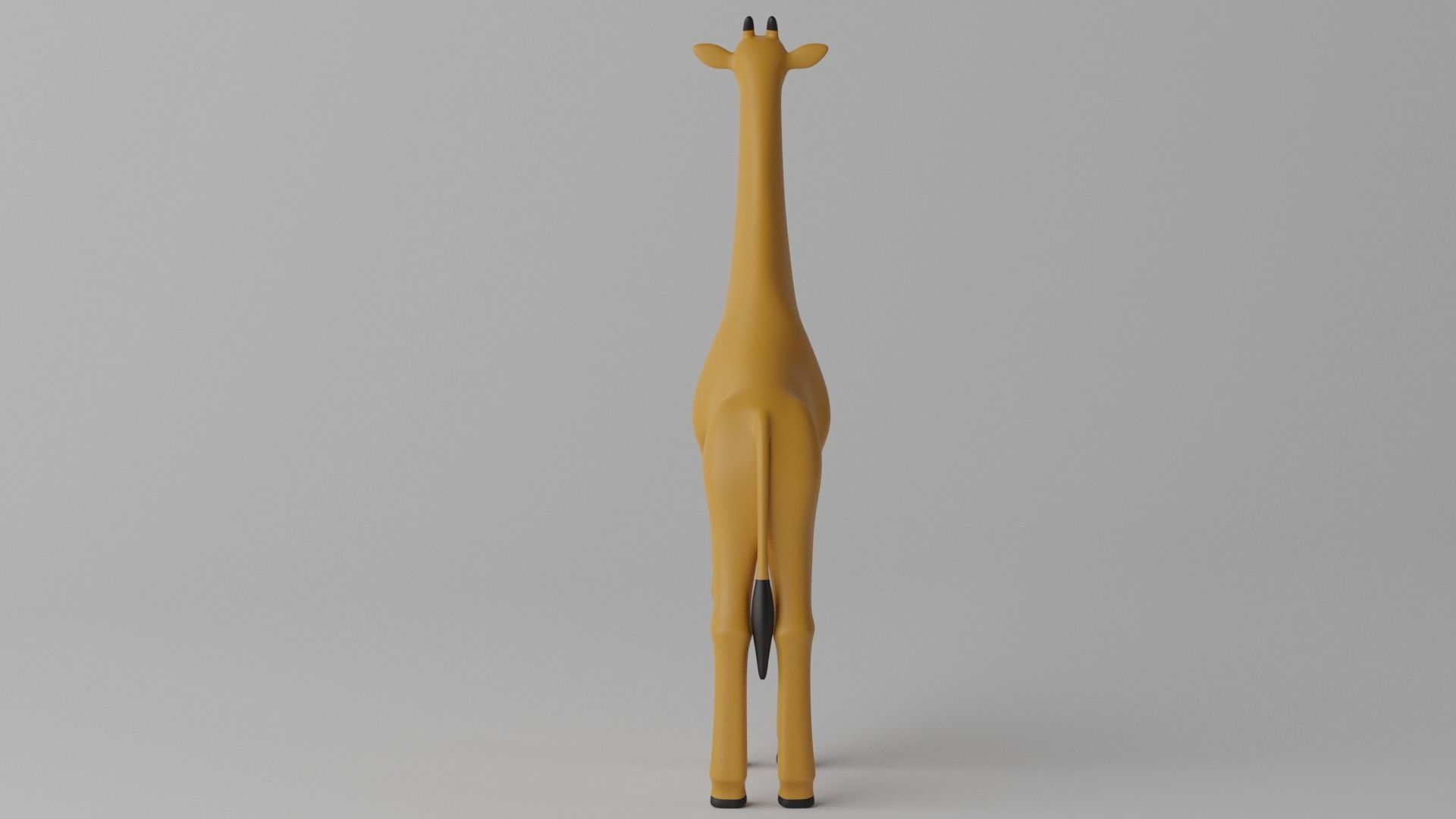 Cartoon Cute Giraffe 3D model_23