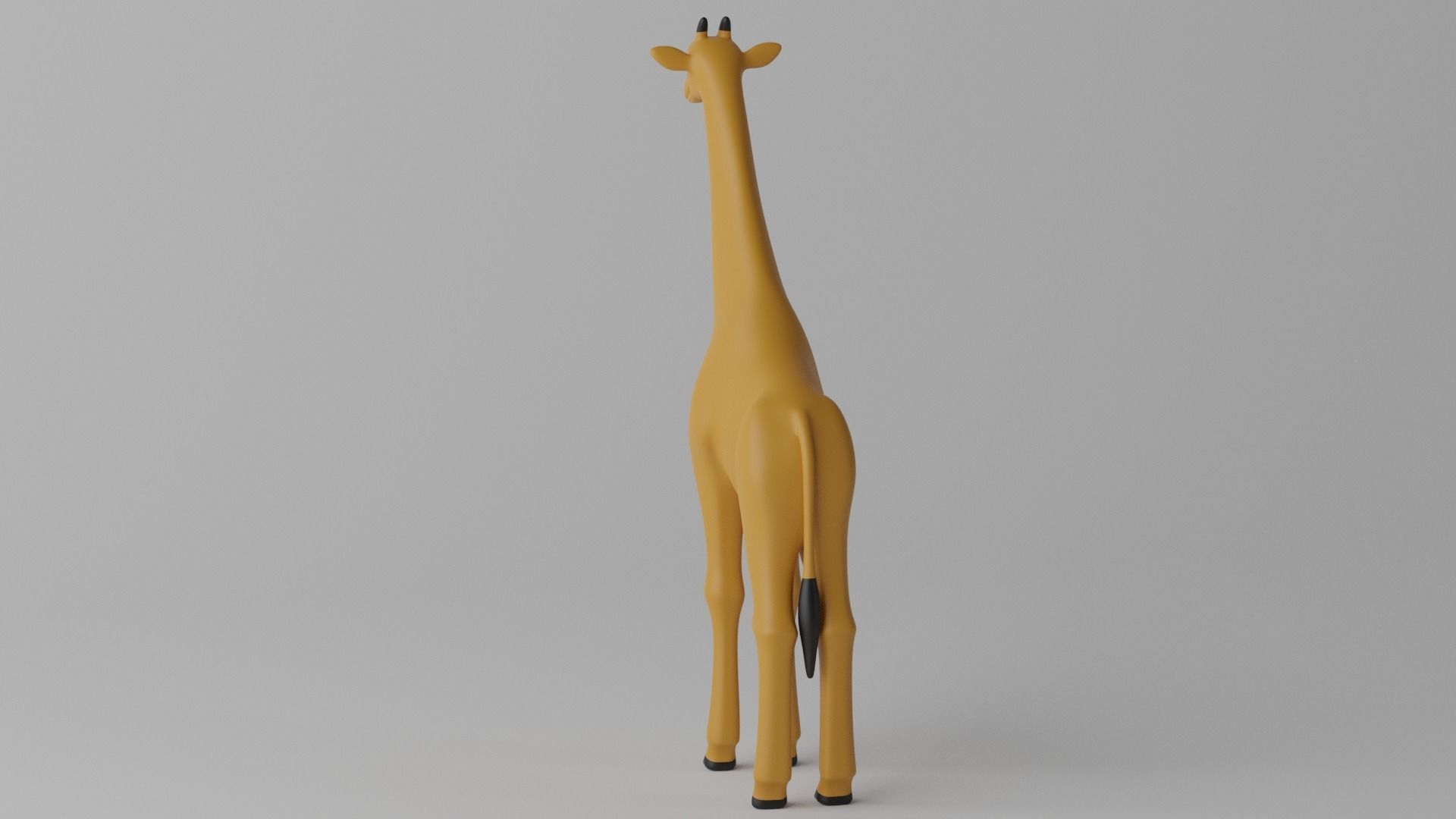 Cartoon Cute Giraffe 3D model_22