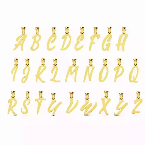 Alphabet Pendant COLLECTION-26