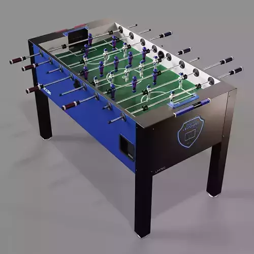 LEONHART soccer table Real Madrid vs FC barcelona Low-poly 3D model