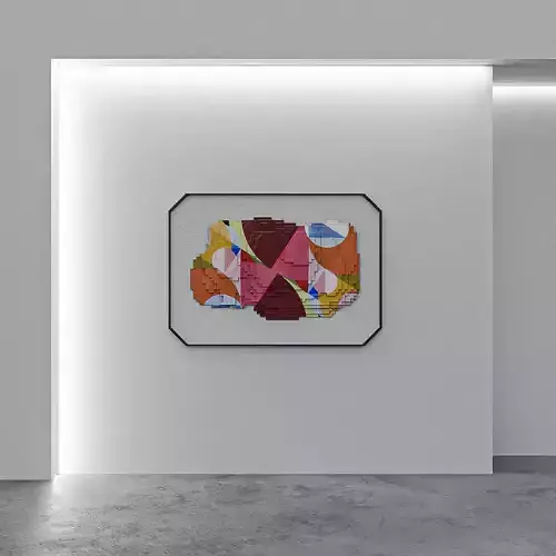 Painting Squares Colorful