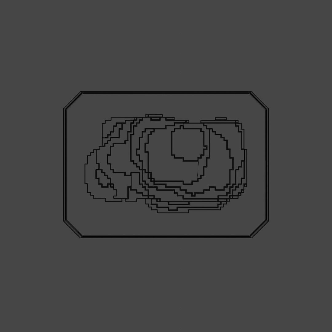 Painting Squares Colorful 3D model_8