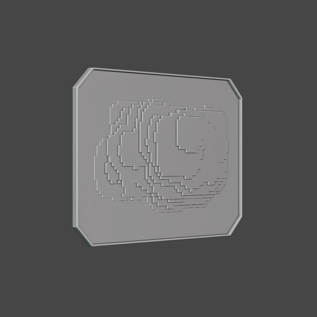 Painting Squares Colorful 3D model_11