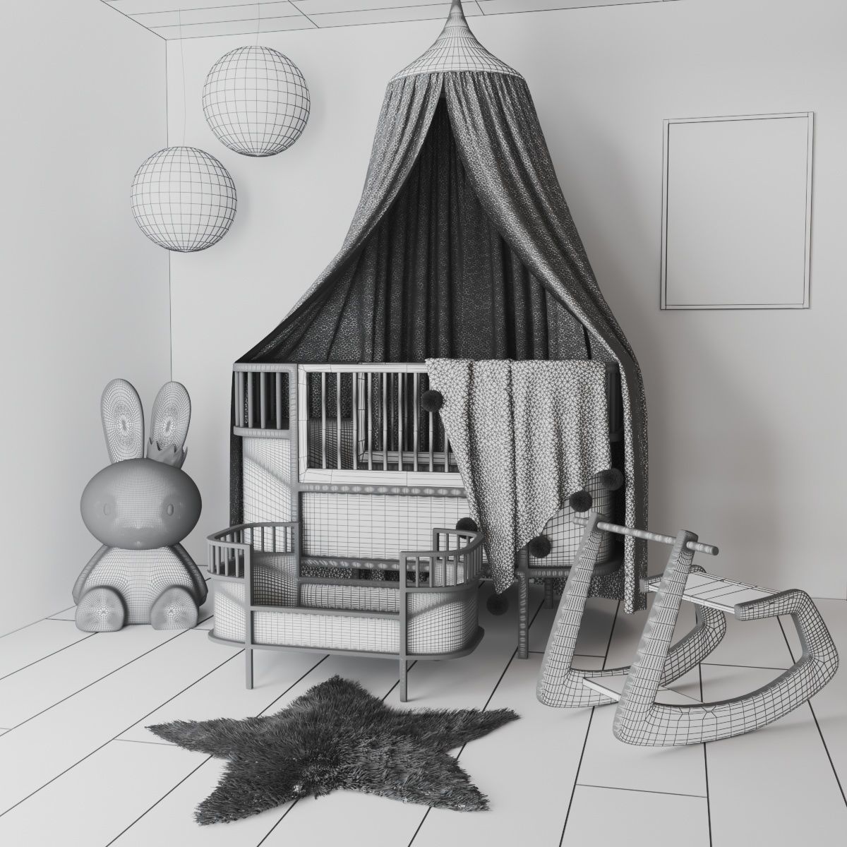  Childroom 3D model_4