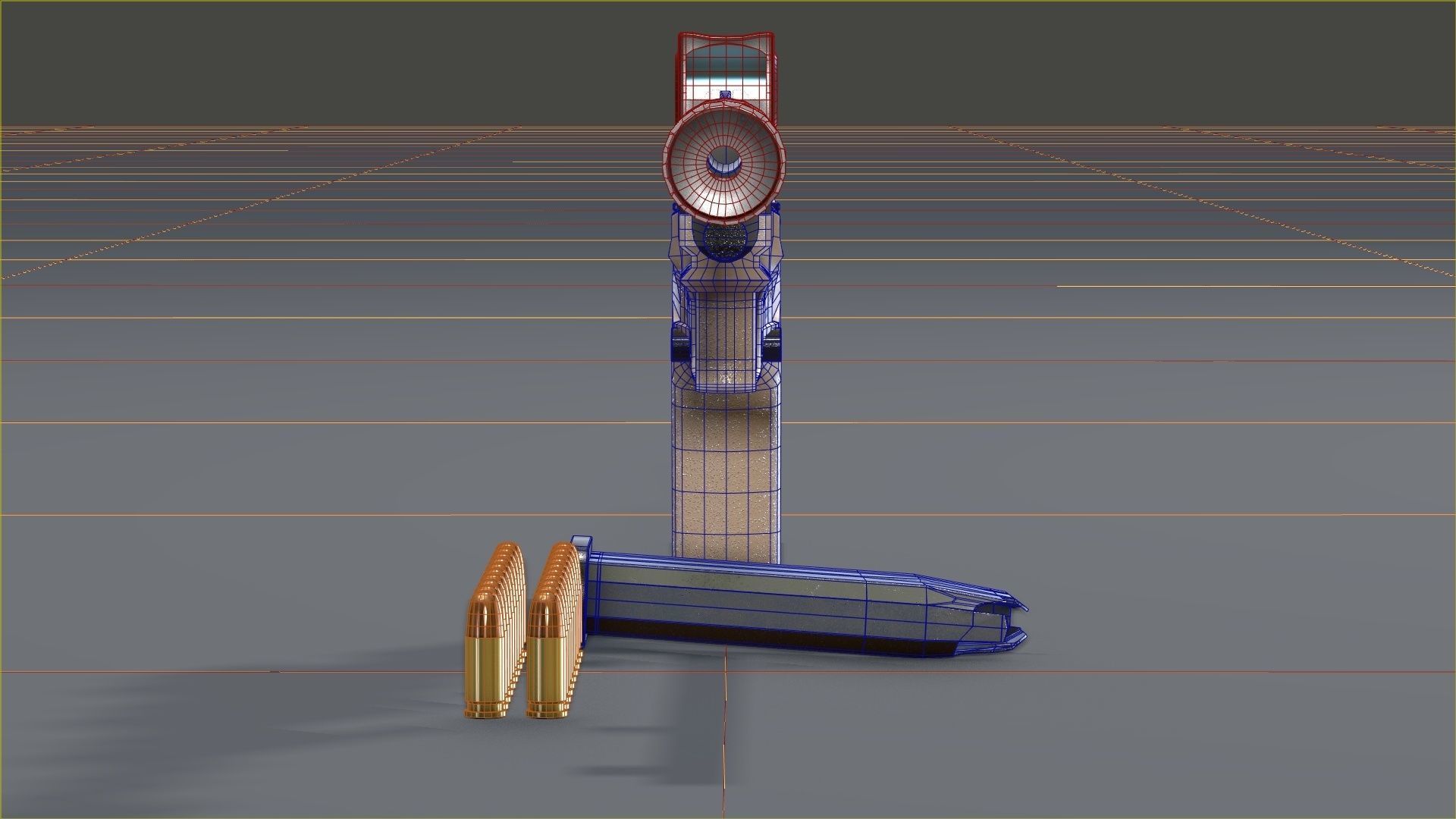 Springfield Armory - Echelon threaded Low-poly 3D model_30