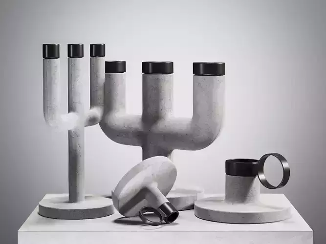 Weight Here Candle Holders