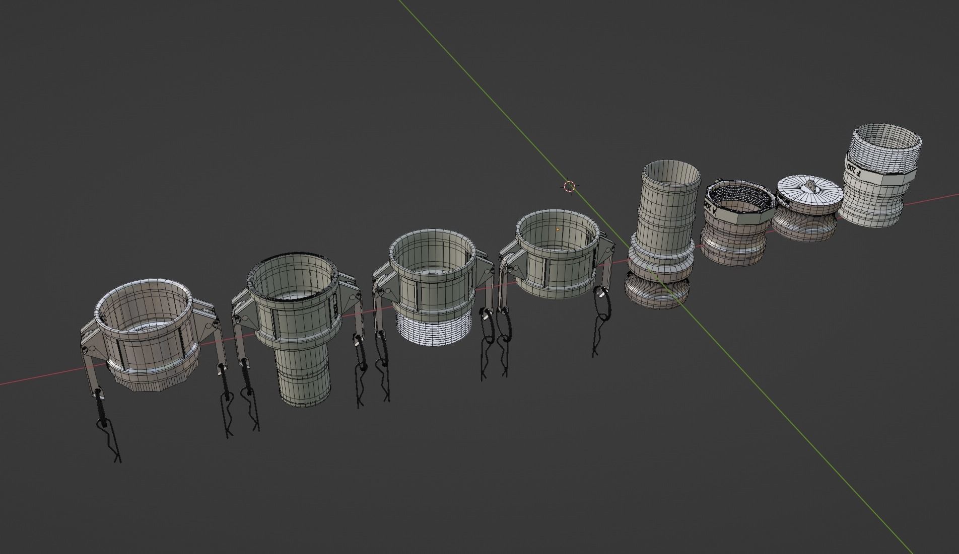 Camlock Friend Project 3D model Low-poly 3D model_11