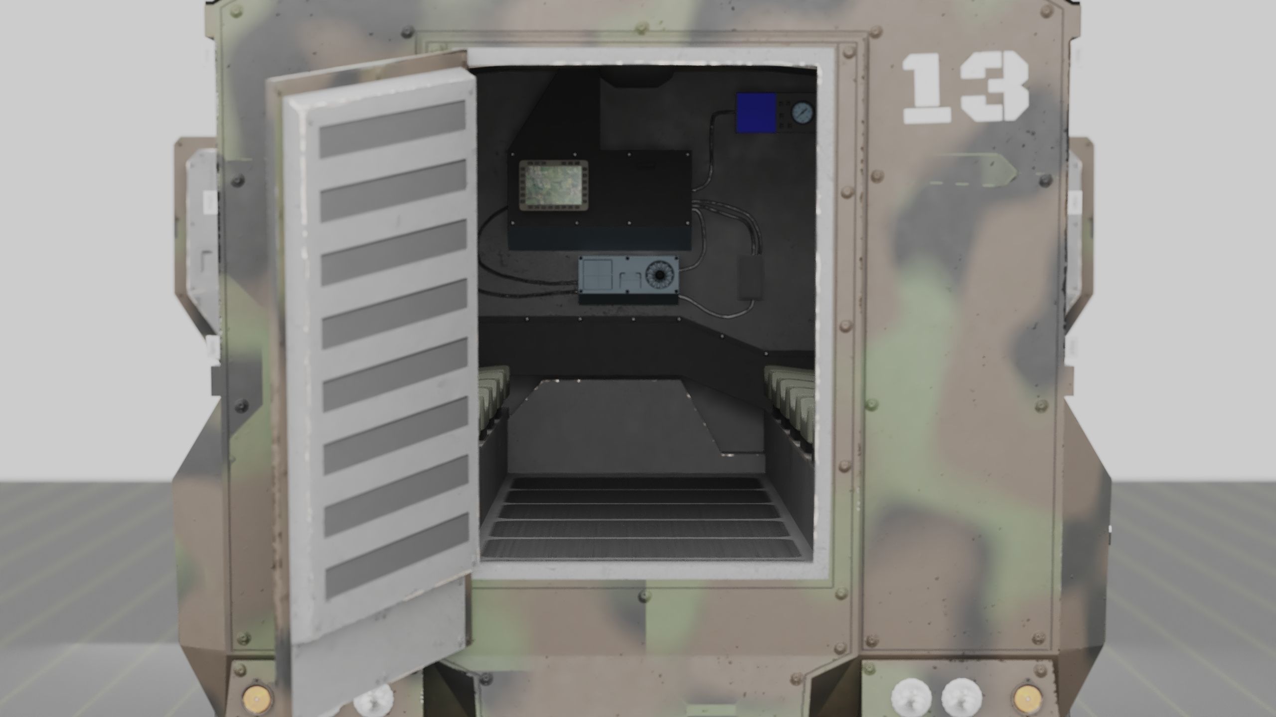 Kamaz - Typhoon Low-poly 3D model_44