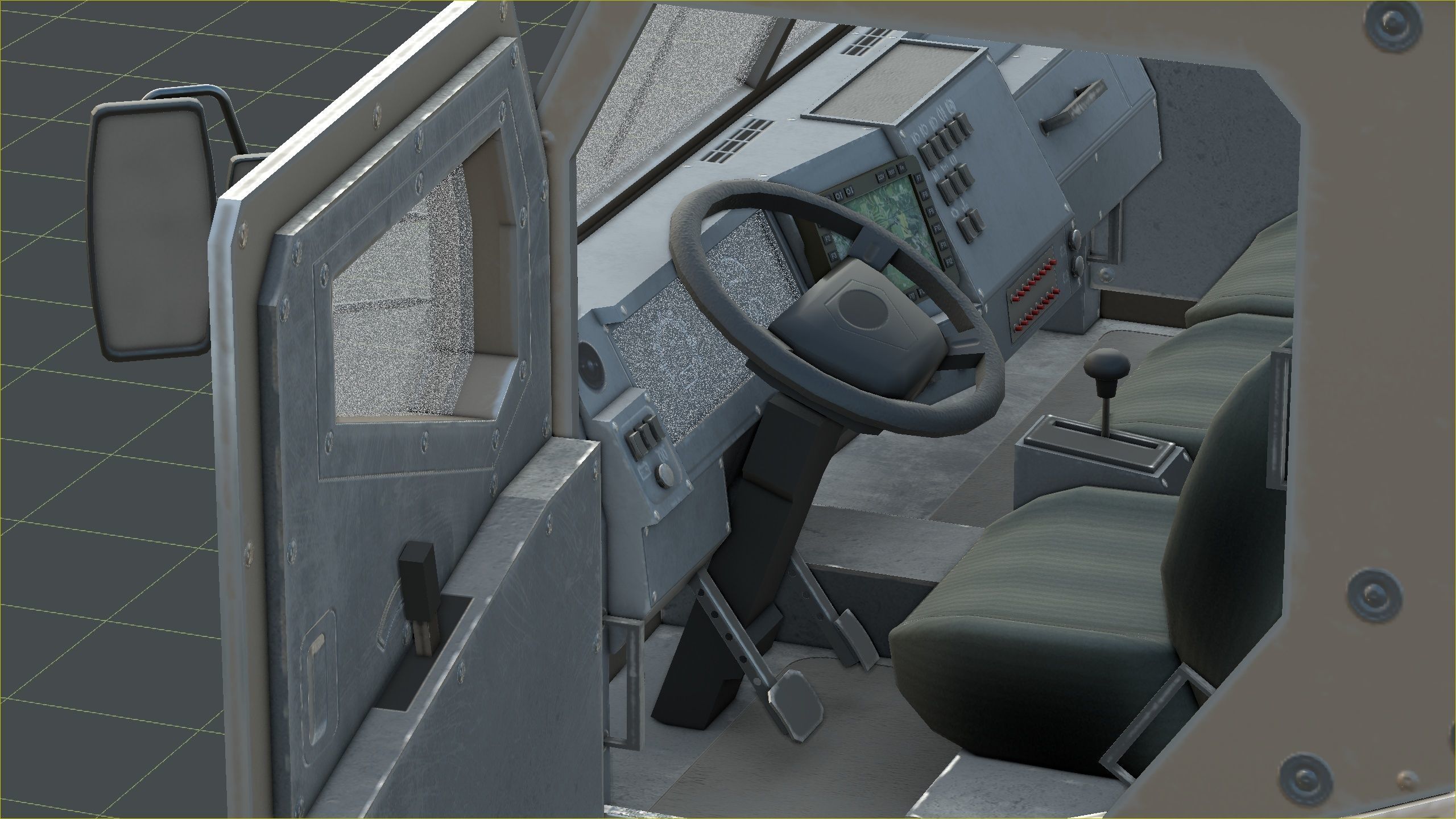 Kamaz - Typhoon Low-poly 3D model_37