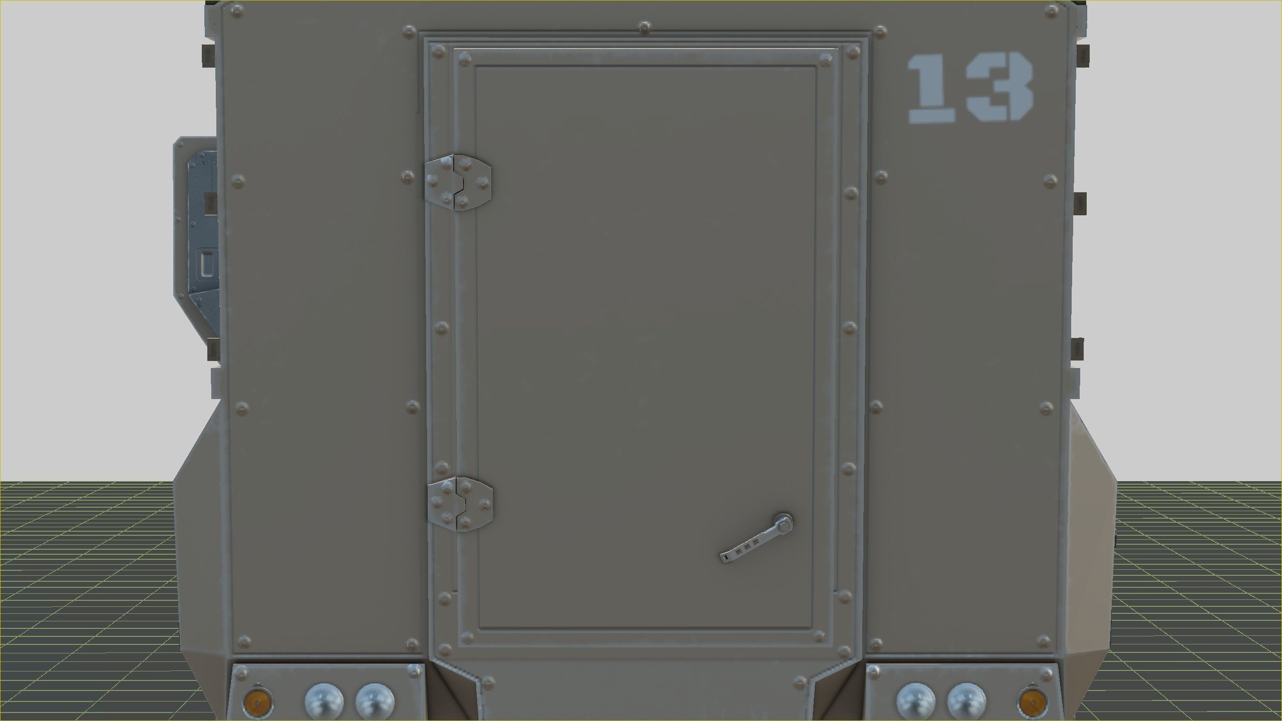 Kamaz - Typhoon Low-poly 3D model_13