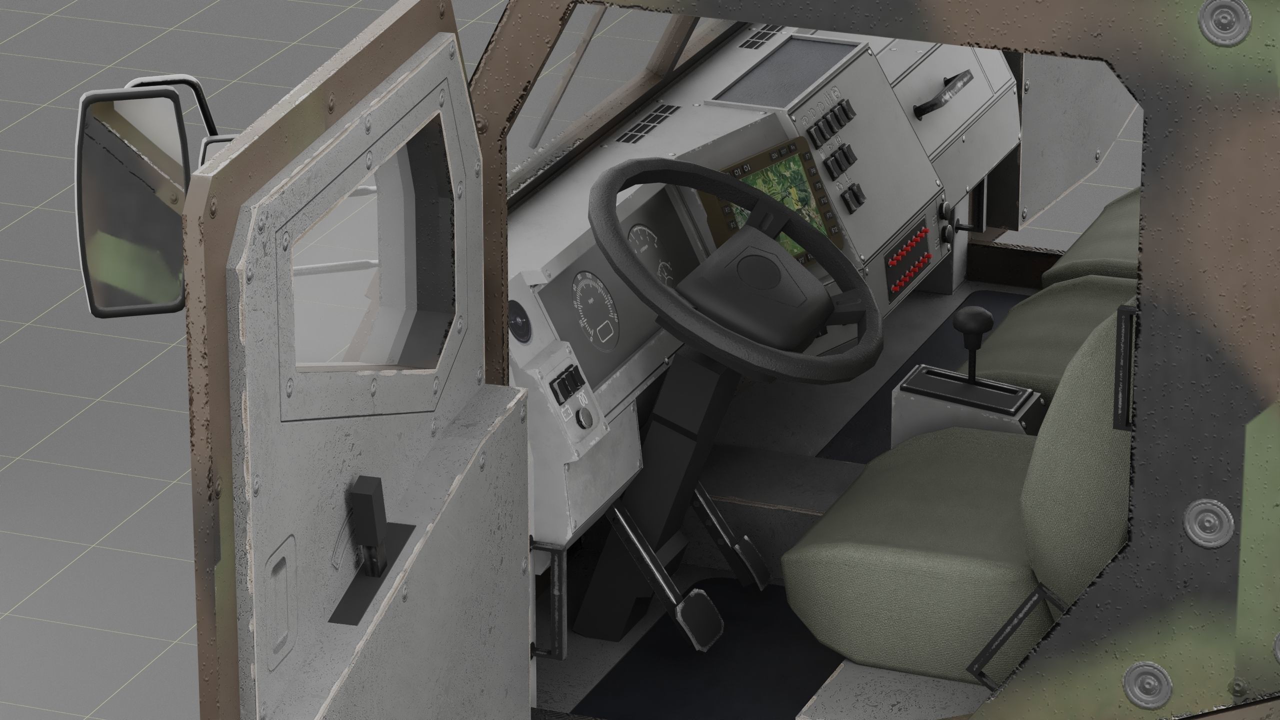 Kamaz - Typhoon Low-poly 3D model_52