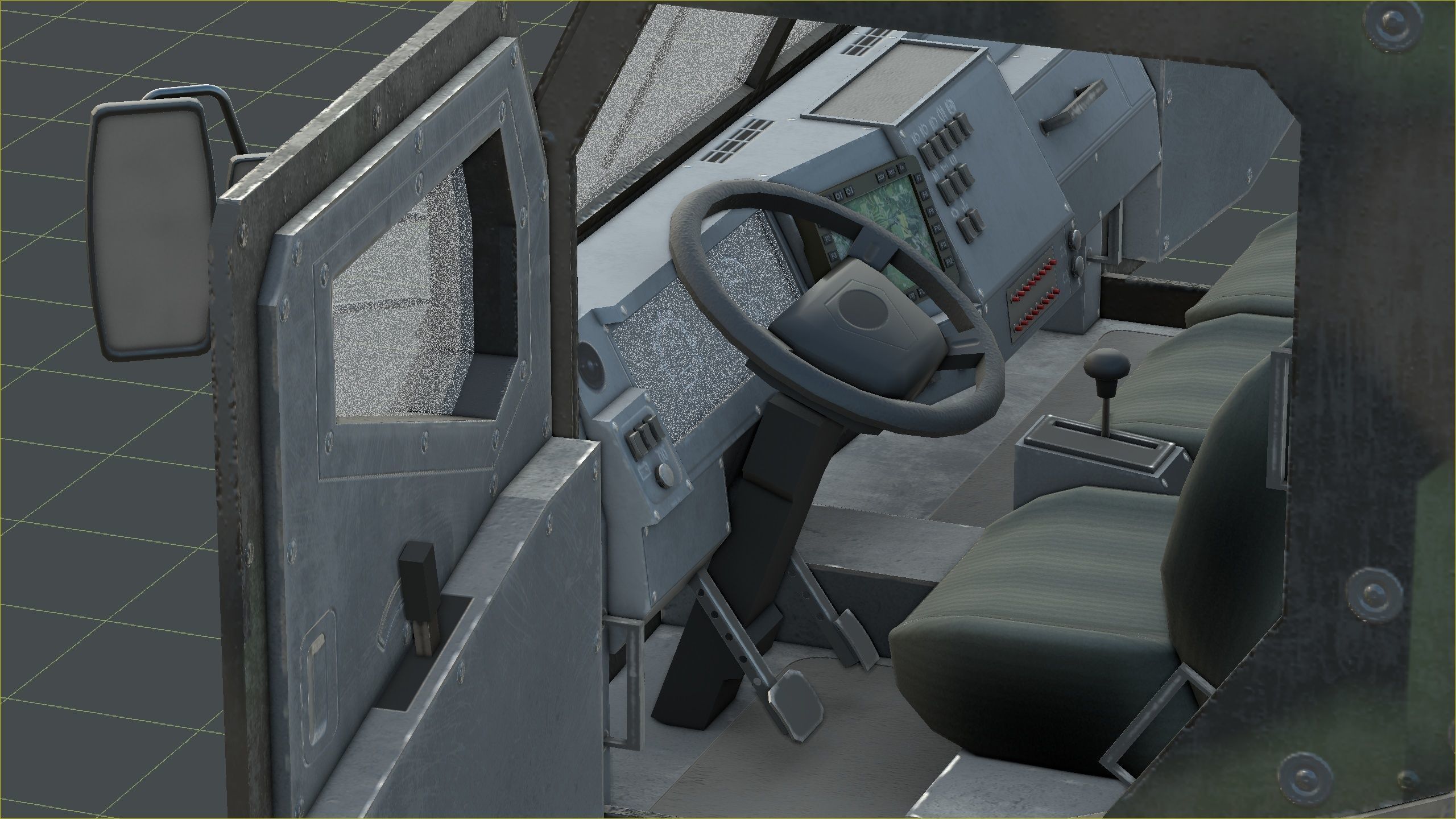 Kamaz - Typhoon Low-poly 3D model_35