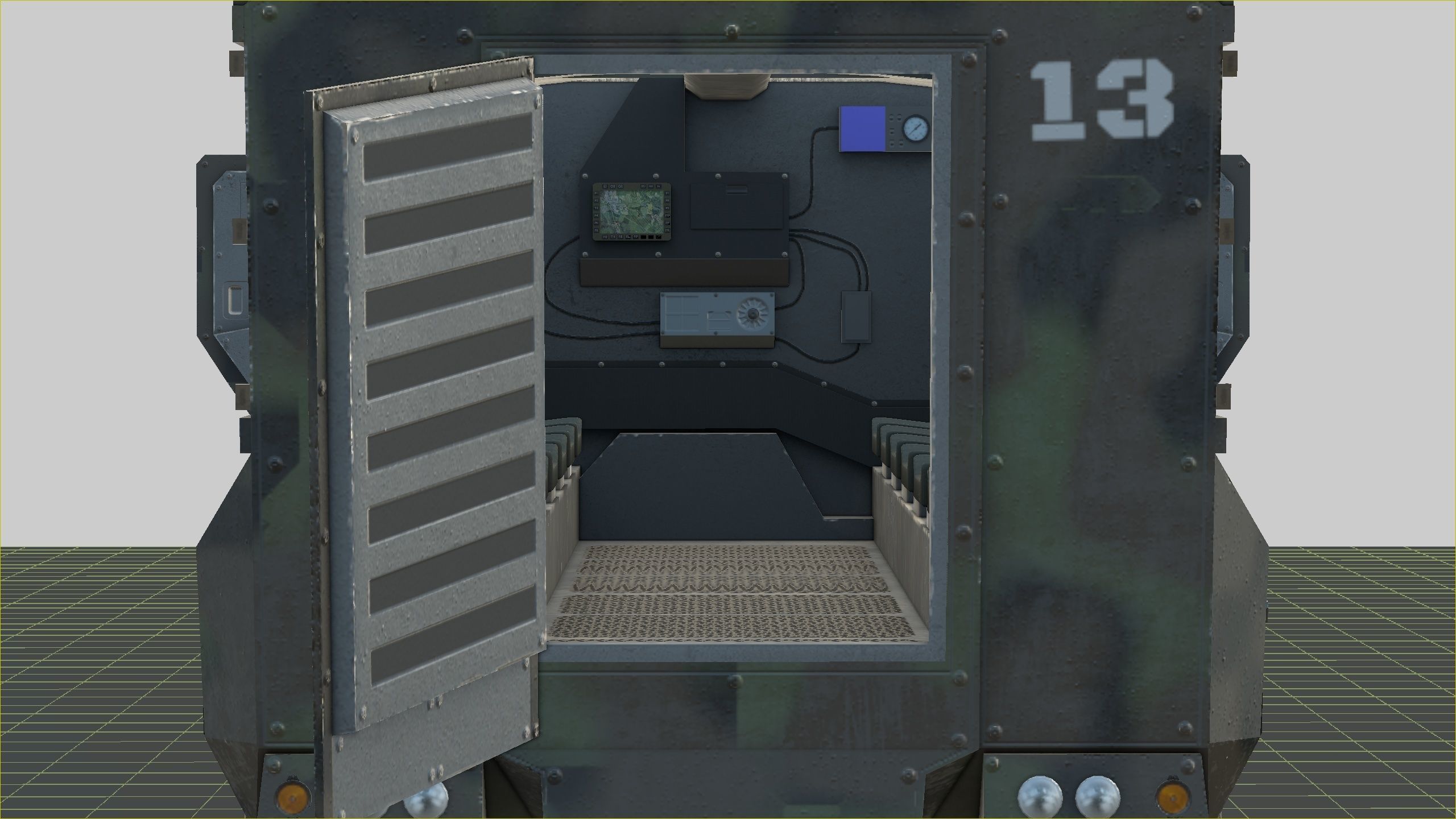 Kamaz - Typhoon Low-poly 3D model_11