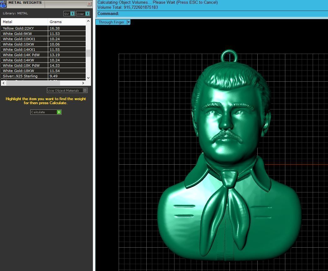 Jesus Malverde Narco Saint Sinaloa Pendant Plain STL Model  3D print model_23