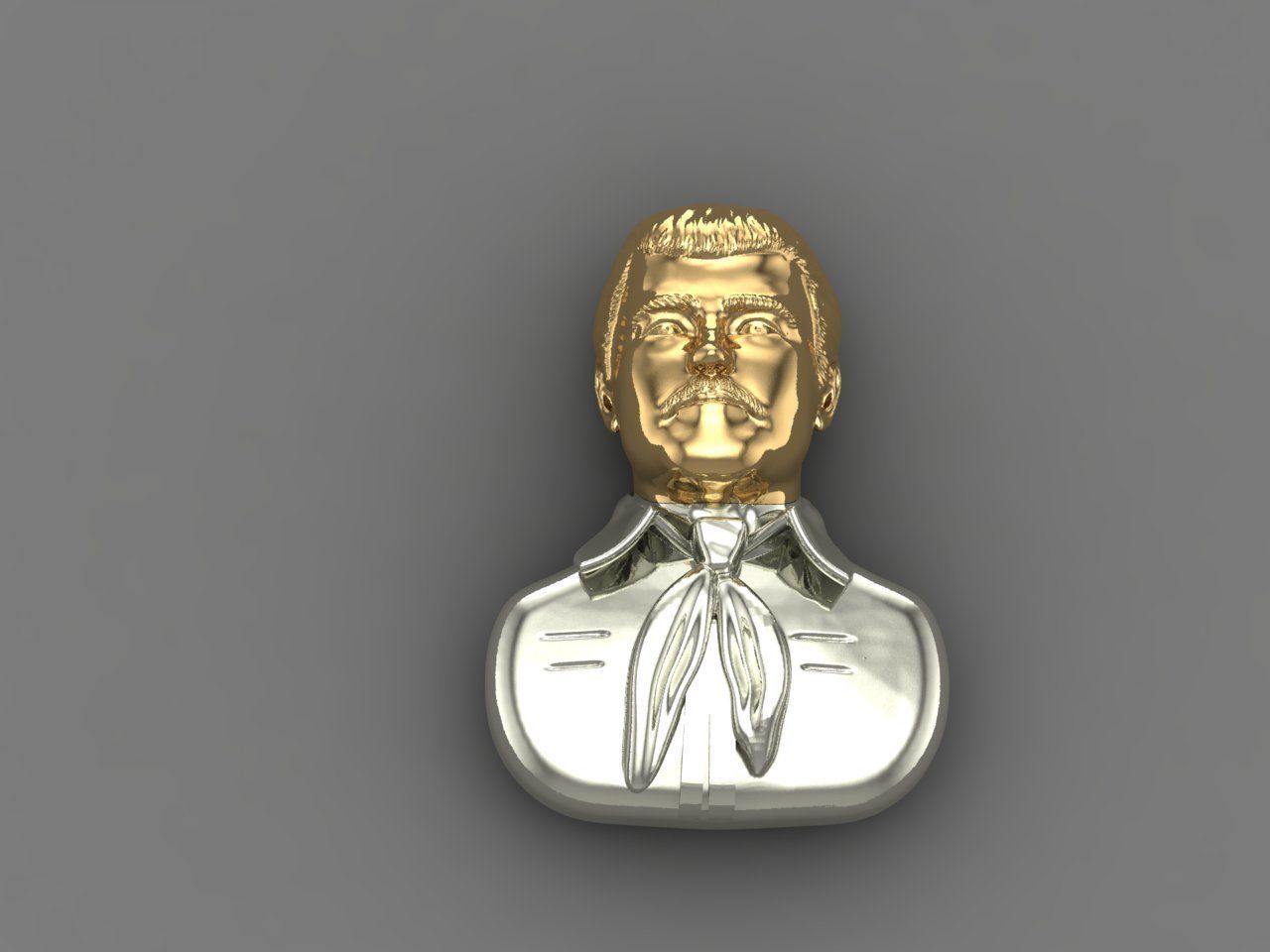 Jesus Malverde Narco Saint Sinaloa Pendant Plain STL Model  3D print model_21