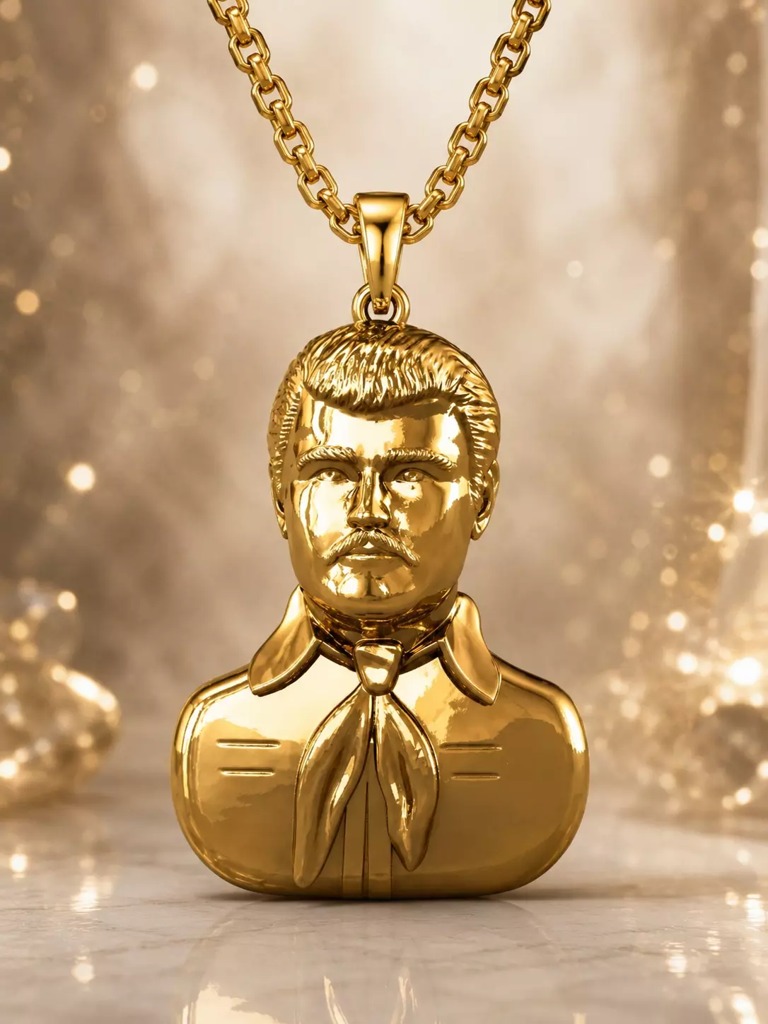 Jesus Malverde Narco Saint Sinaloa Pendant Plain STL Model 3D print model