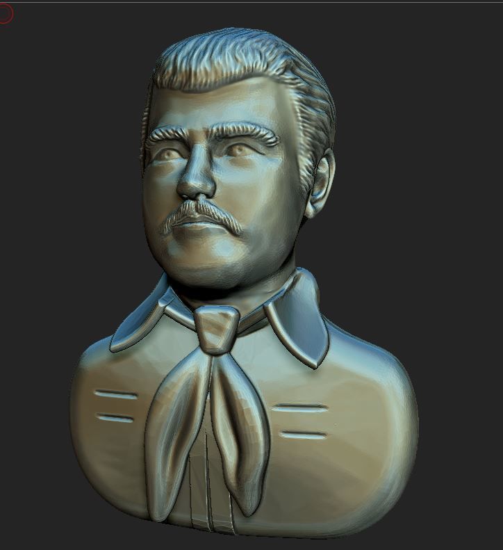 Jesus Malverde Narco Saint Sinaloa Pendant Plain STL Model  3D print model_16