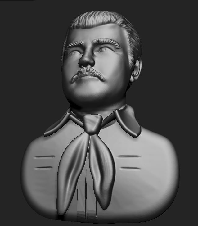 Jesus Malverde Narco Saint Sinaloa Pendant Plain STL Model  3D print model_5