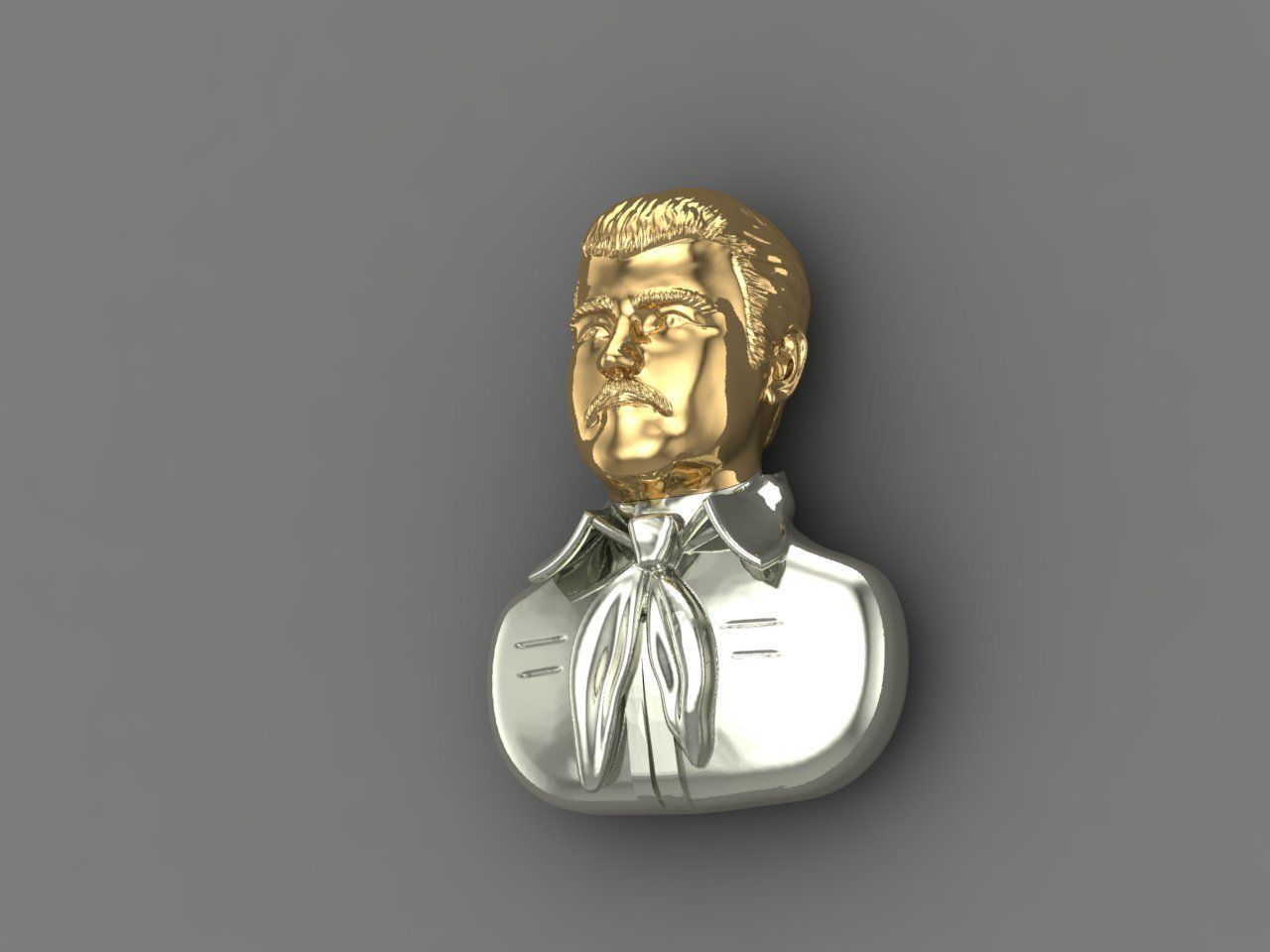 Jesus Malverde Narco Saint Sinaloa Pendant Plain STL Model  3D print model_22