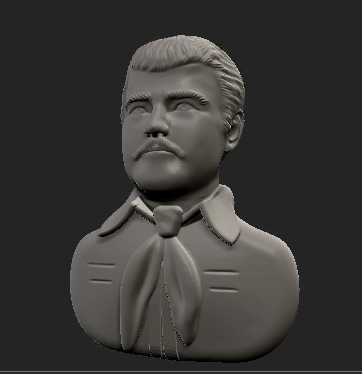 Jesus Malverde Narco Saint Sinaloa Pendant Plain STL Model  3D print model_18