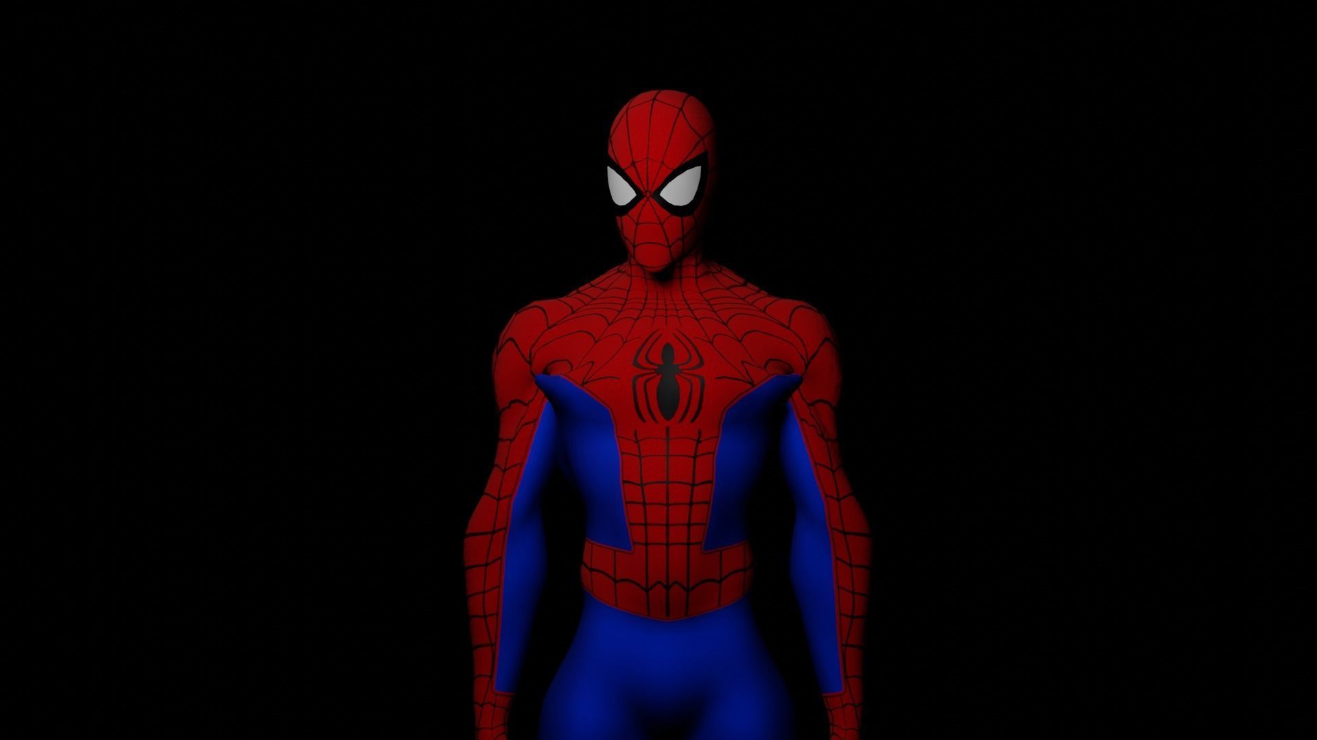 Peter B Parker WITH UNMASK Game Ready model w Unity package ITSV Low-poly 3D model_2