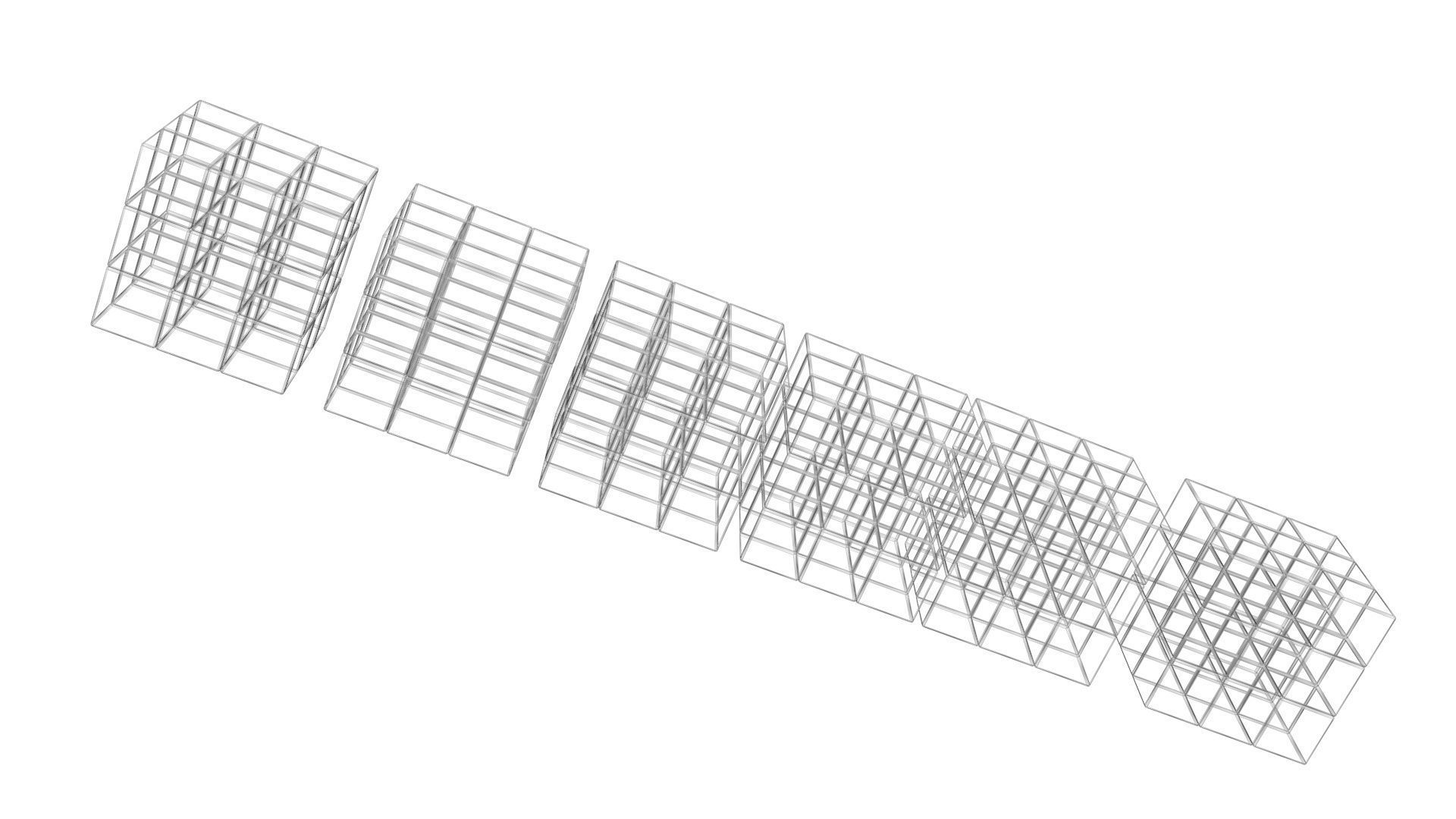 Rubiks Cubes Set With Pictures 3D model_21