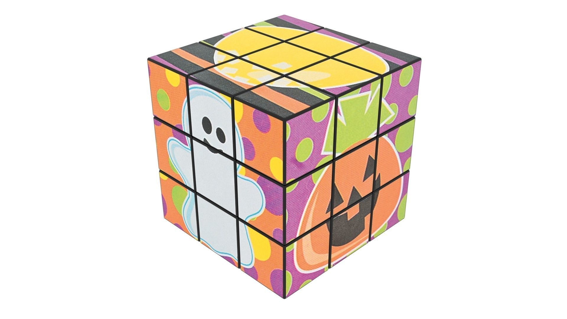 Rubiks Cubes Set With Pictures 3D model_13