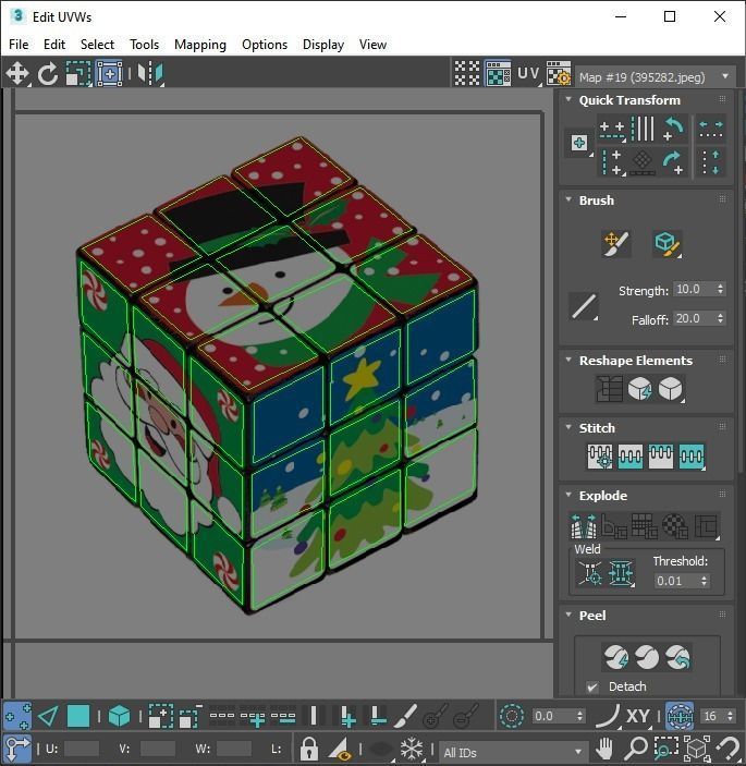 Rubiks Cubes Set With Pictures 3D model_42